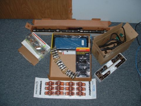 1987 Ford F-150 - I know it's not of the truck, but it goes to progress. Item's shown are: cam, lifters, valve springs, 19# injectors, roller rockers, screw-…