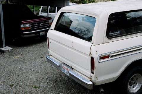1979 Ford Bronco - Tailgate up, window up and there she is, all done!