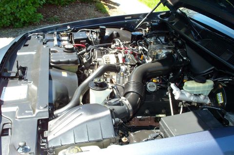 1998 Ford Crown Victoria - The Marauder airbox and MAF are visible in this pic.