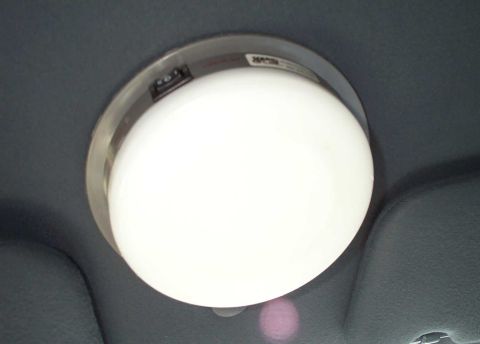 1998 Ford Crown Victoria - The dual white and red LED ticket light.