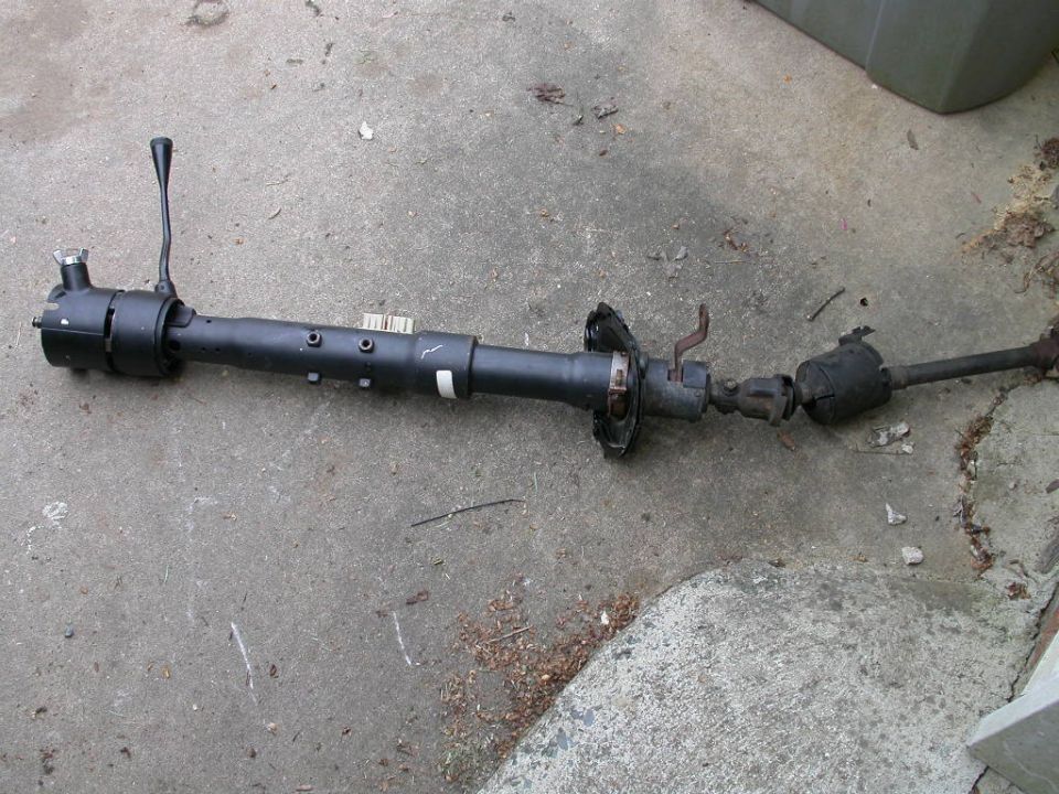 Busted my stering column, it wouldn't shift.