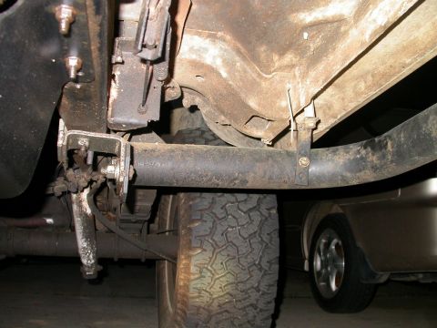 1990 Ford Bronco - Rear nerf bar mounting, both mounts