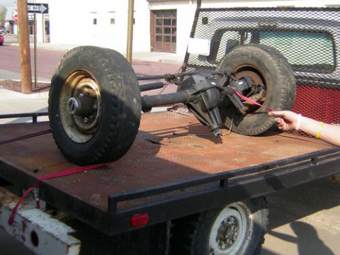 1995 Ford Bronco - Flatbed F250 came in handy
