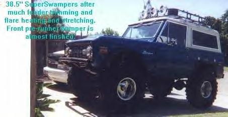 1975 Ford Bronco - Homebuilt 3" bumpers and other mods