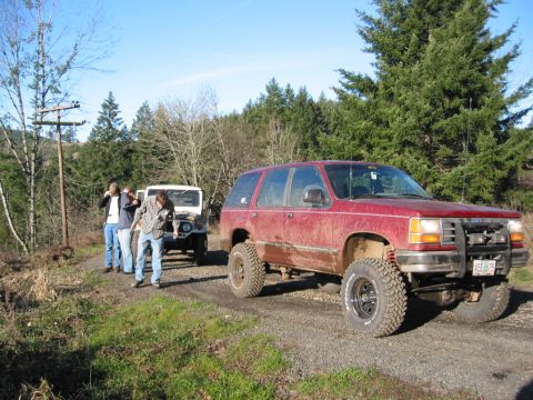 1991 Ford Explorer - First wheeling adventure with the new wheels and tires.