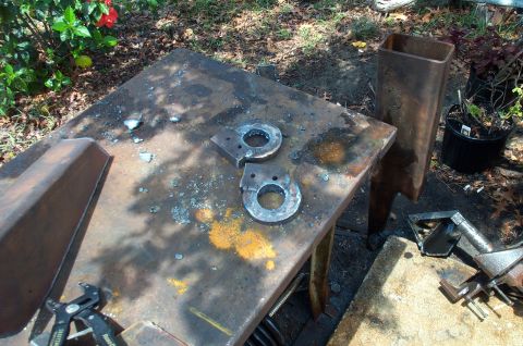 1995 Ford Bronco - making the lower coil spring mounts in order to use TTB coils