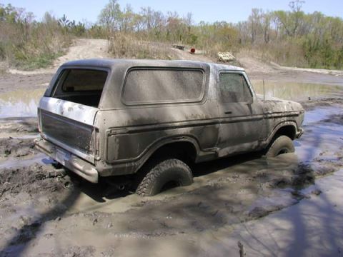 1988 Ford Bronco - Stuck good too.