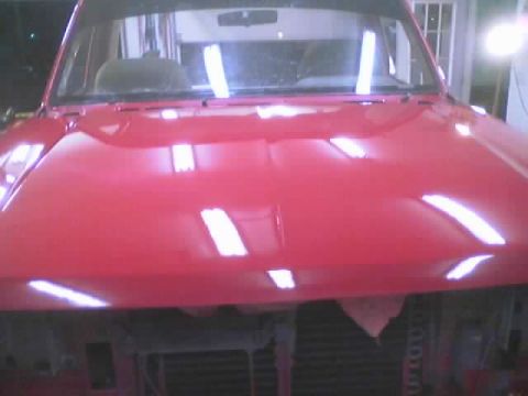 1989 Ford Bronco - Hood after being buffed...