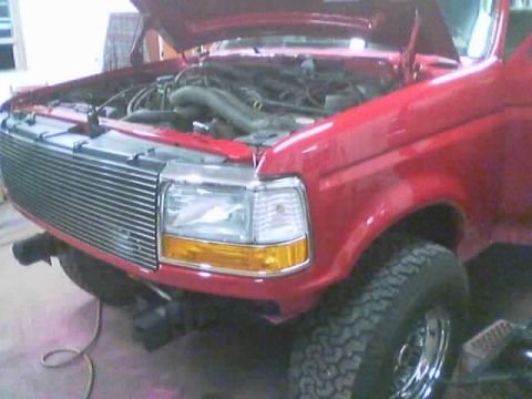 1989 Ford Bronco - Front almost complete....