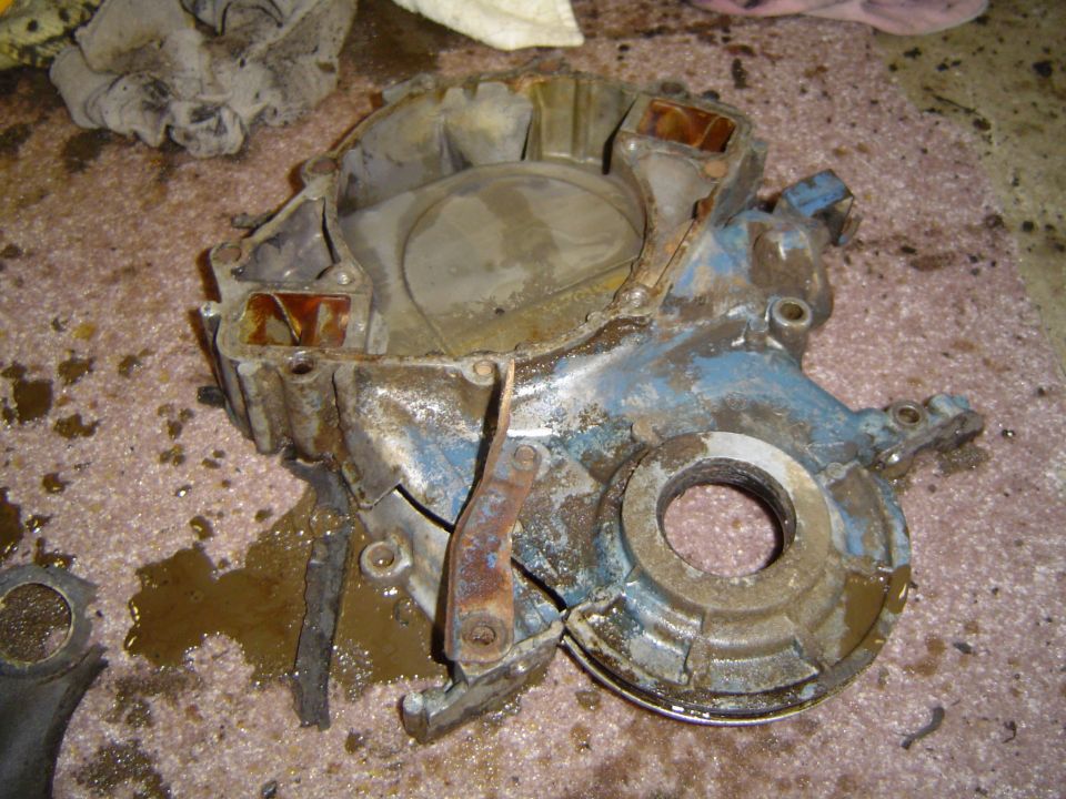 Timing cover broke