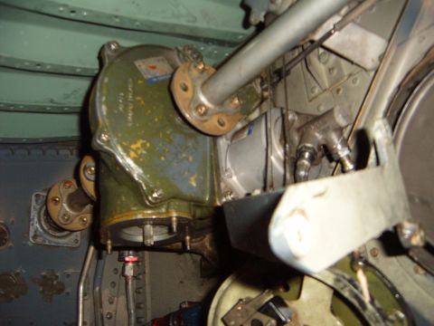 1988 Ford Bronco - Close-up view of an engine component with visible text and tubing, likely from an aircraft.