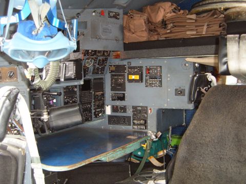 1988 Ford Bronco - The complex control panel and interior of what appears to be an aircraft or specialized vehicle.