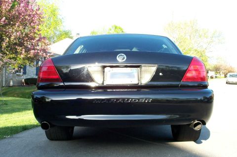 1998 Ford Crown Victoria - Note the enlarged wheels to accomodate the drag radials.