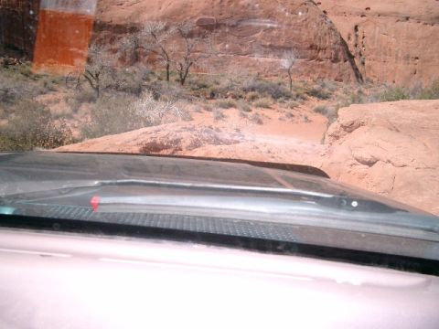 1996 Ford Bronco - Driving down a fin