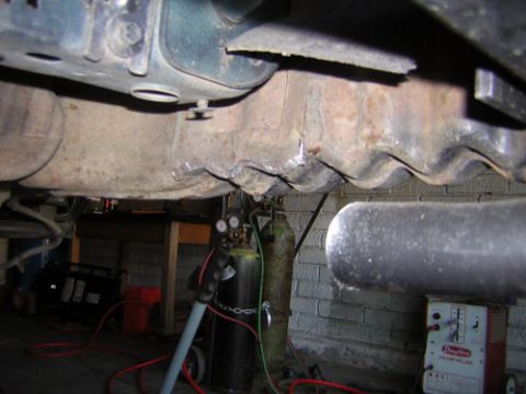 1995 Ford Bronco - Swaybar Bracket/lower bumper mounting removed