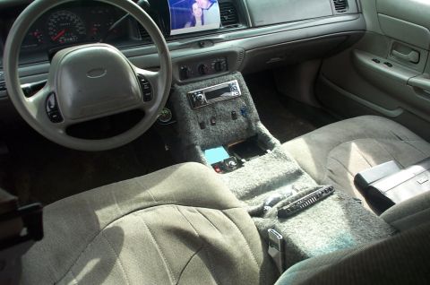 1999 Ford Crown Victoria - Custom center console, soon to be replaced with Taurus console/vic with shifter.