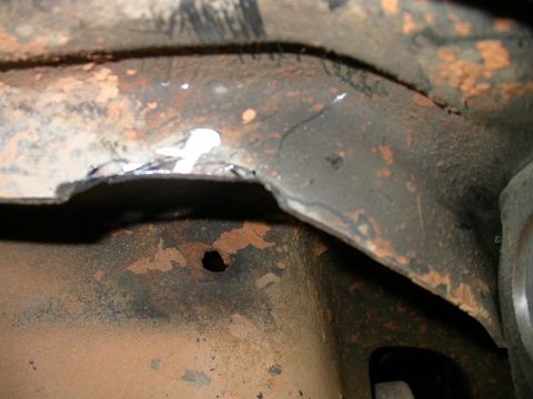 1990 Ford Bronco - Offending parts of TTB removed, interference solved.