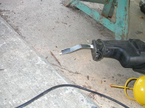 1990 Ford Bronco - Sawing out part of your TTB may have an adverse effect on your sawzall blades longveity.