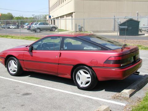 1991 Ford Probe - The 1991 Ford Probe is captured in a 3/4 front view, its distinctive coupe body style.