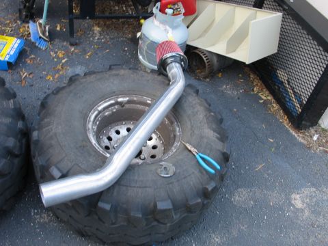 1992 Ford Bronco - tube bent with ricer filter