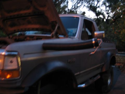 1992 Ford Bronco - tubing sticking out of hole