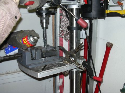 1991 Ford Bronco - Here Greg is fabbing the 1" lift block that will relocate the axle 1" to the rear of the Bronco