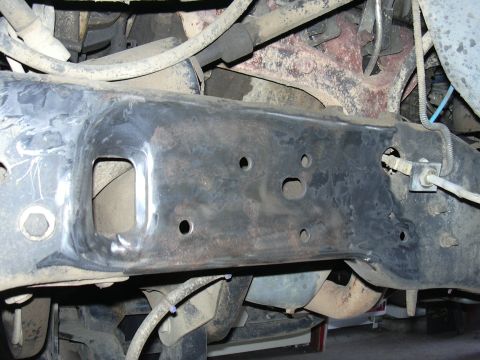1991 Ford Bronco - Frame cleaned up