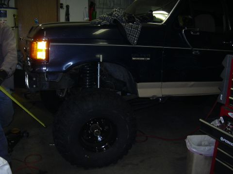 1991 Ford Bronco - With the springs installed as shipped I had 10" of lift!!!