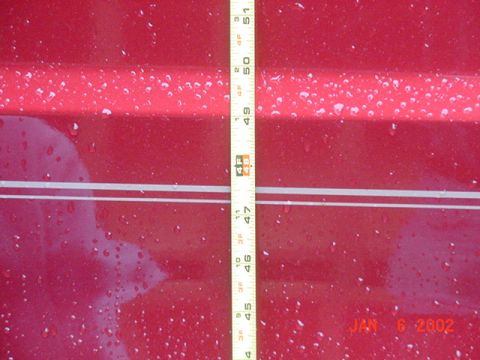 2002 Ford Excursion - Rear Dims Prior to air bags