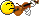 1968 Ford Mustang - Pixelated image of the Pac-Man video game character.