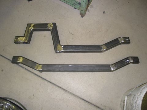 1981 Ford Bronco - These are the basic crossmembers. A lot of stuff gets added to these.