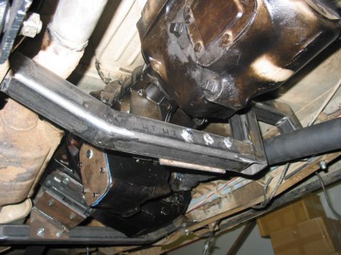 1981 Ford Bronco - Front crossmember in place.