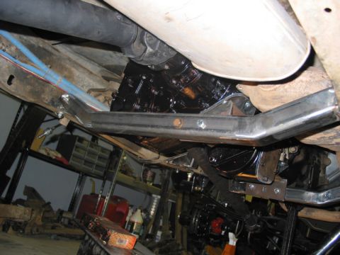 1981 Ford Bronco - Rear crossmember in place.