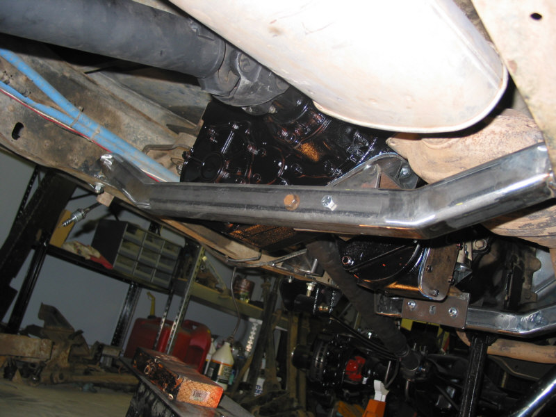 Rear crossmember in place.