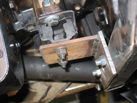 1981 Ford Bronco - The mount for the transmission.