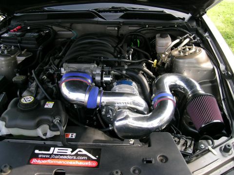 1993 Ford Probe - JBA 05 Mustang GT engine bay
