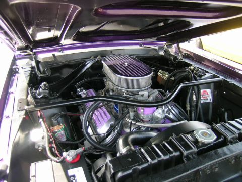 1993 Ford Probe - purple courgar's purple engine :D