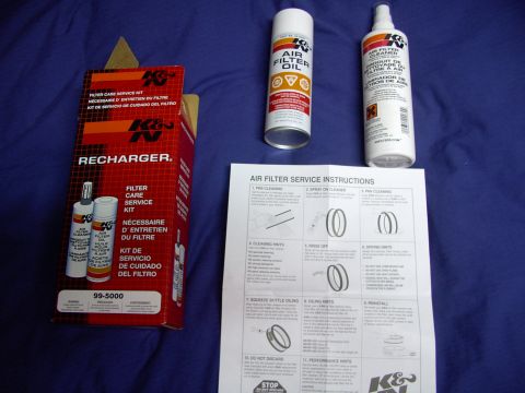 1986 Ford Bronco - Here's what you get in the cleaning kit; spray cleaner, special K&N oil and all important instructions.