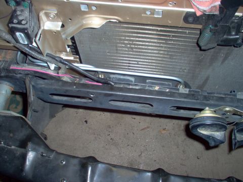 1994 Ford Crown Victoria - Since the new radiator doesn't have an internal trans cooler, and I couldn't find a good one in a junkyard, I just used this one from a '96…
