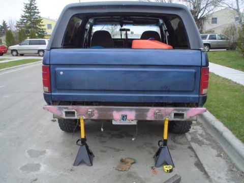 1981 Ford Bronco - how it will look once mounted
