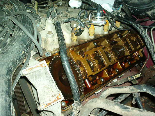 March 2, 2005
(Left valve cover, spark plug cables, & coil pack removed)