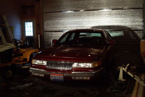 1992 Mercury Grand Marquis - April 24, 2005 The Marquis after removing 2" of April snow
