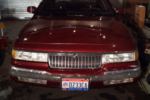 1992 Mercury Grand Marquis - April 24, 2005 The Marquis after removing 2" of April snow