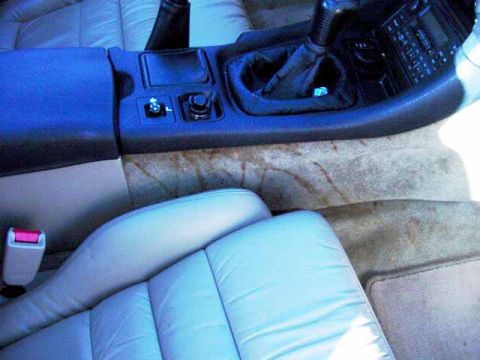 1999 Mitsubishi 3000GT - Rest of the interior looks great, but this old coffe spill sucks.