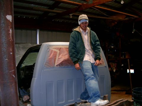 1987 Chevrolet C/K Pickup - me on truck
