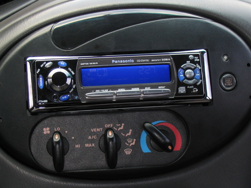 Panasonic CQ-C5410U head unit - speakers are Pioneer 6x8" in rear with Kicker component set in the doors (mids, tweeters and crossovers)