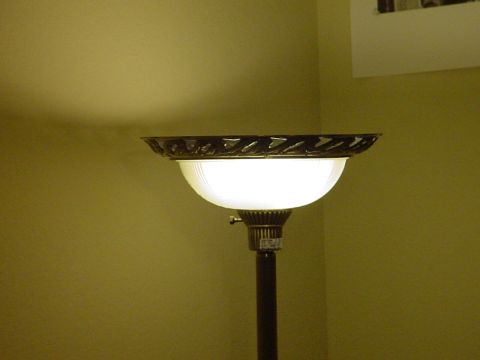 1998 Ford Crown Victoria - A torch lamp with a compact fluorescent screw-in type of bulb