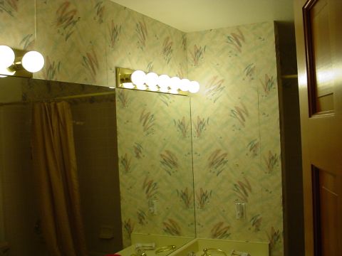 1998 Ford Crown Victoria - here is my bathroom vanity fixtures useing 12 watt Compact Fluorescent vanity bulbs which put out the light equal to a 40 watt light bulb.…