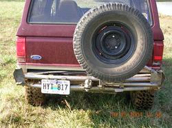 1989 Ford Bronco II - Rear bumper from James Duff.