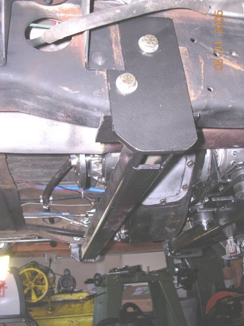 1994 Ford Bronco - this is the back side xmember. This will allow me a mount for a rear axle torque arm, will be the rear mount for the belly pan, and allowed…